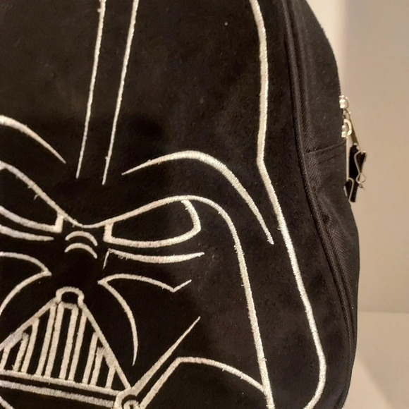 Disney Star Wars Black Darth Vader Plush Mini Bookbag/Backpack - Picture 3 of 12